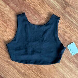 Le Ore Calla Crop Cutout Bra.